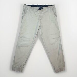 Plugg Co. Cargo Pants Men’s Size XL Tan Light Brown Drawstring Pockets Joggers